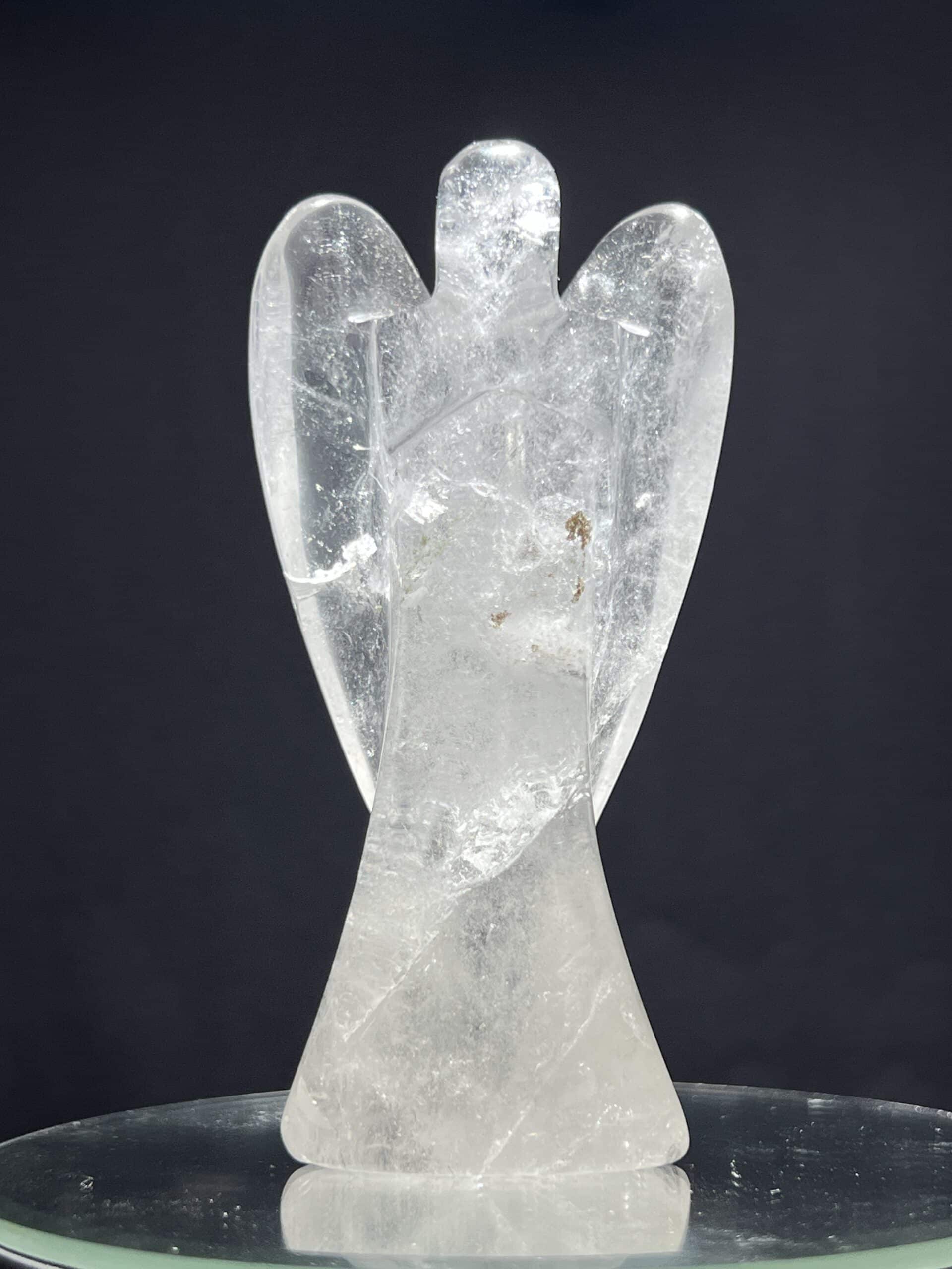 Clear Quartz Angel with Inclusions (Old Stock) Brazil