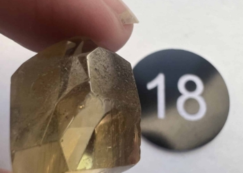 Small Natural Citrine Points Brazil (Old Stock) 3 RARE