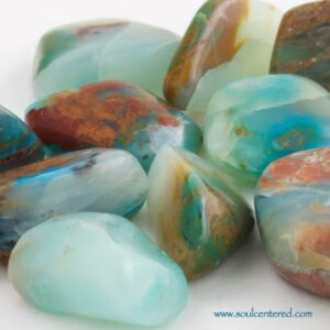 Blue Andean Opal Tumbled