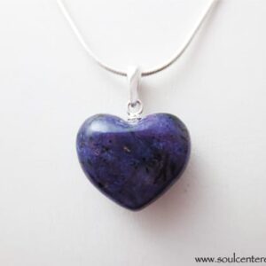 Charoite Heart Pendant