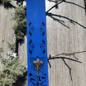 Wooden Burner: Silver Elephant