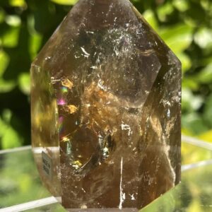 Natural Smokey Citrine Channeling Face Point (Old Stock) Brazil NCP05 RARE