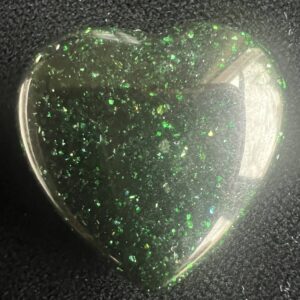 Green Goldstone Heart