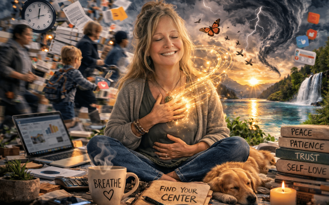 Finding Your Center in a World Gone Mad:  A Simple Guide to Calming the Nervous System, Reconnecting with Intuition, and Remembering Your Inner Balance