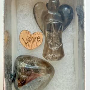 SMOKY QUARTZ ANGEL PENDANT BLESSINGS KIT