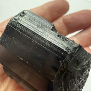 Black Tourmaline Premium Natural Crystal #2 – Protection Grounding Stone 115g