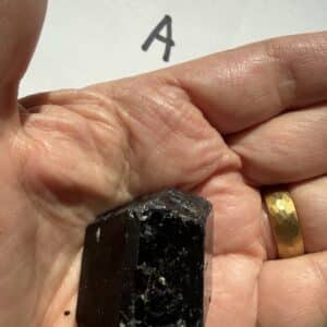 Black Tourmaline Natural Crystal Medium – Protection & Grounding Stone