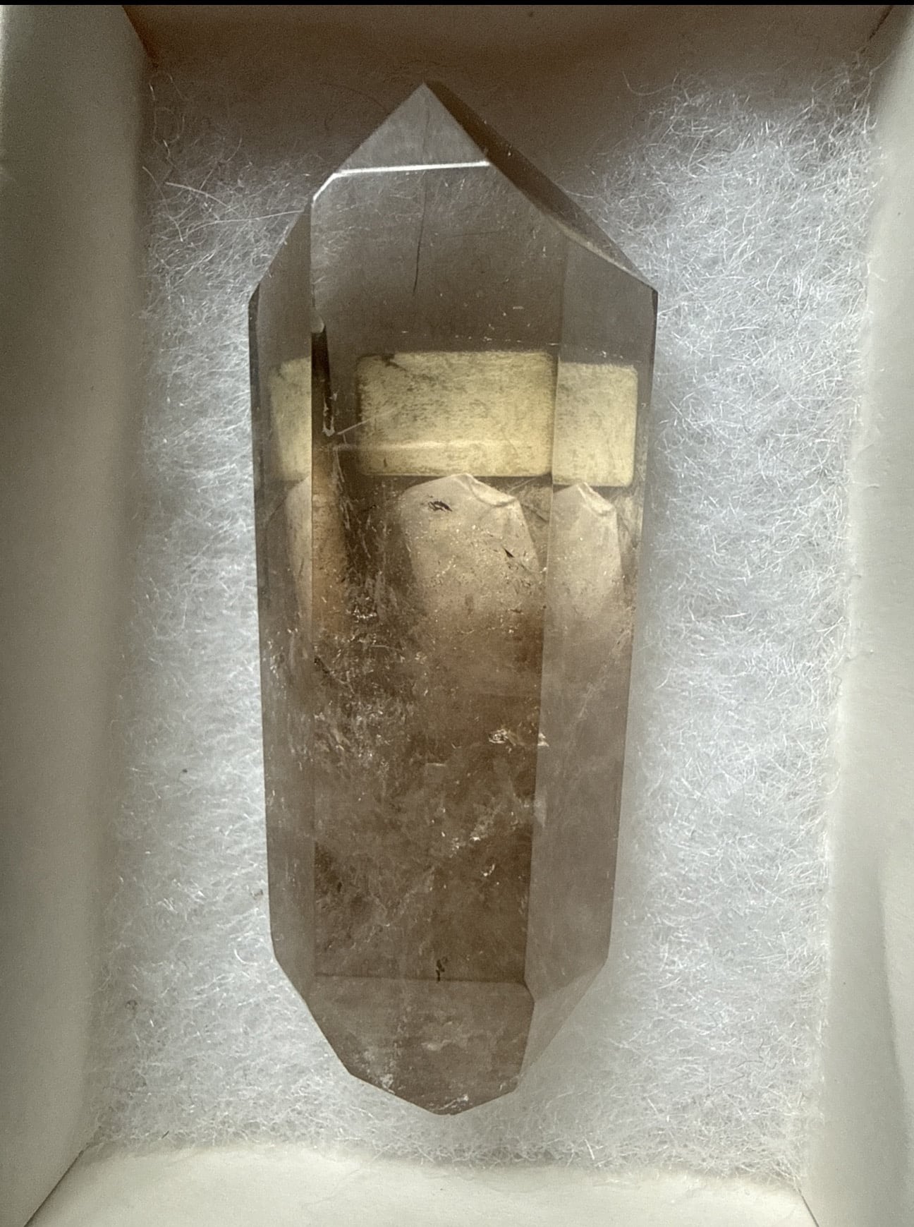 Smoky Quartz Double Terminated Channel and Transmitter Crystal