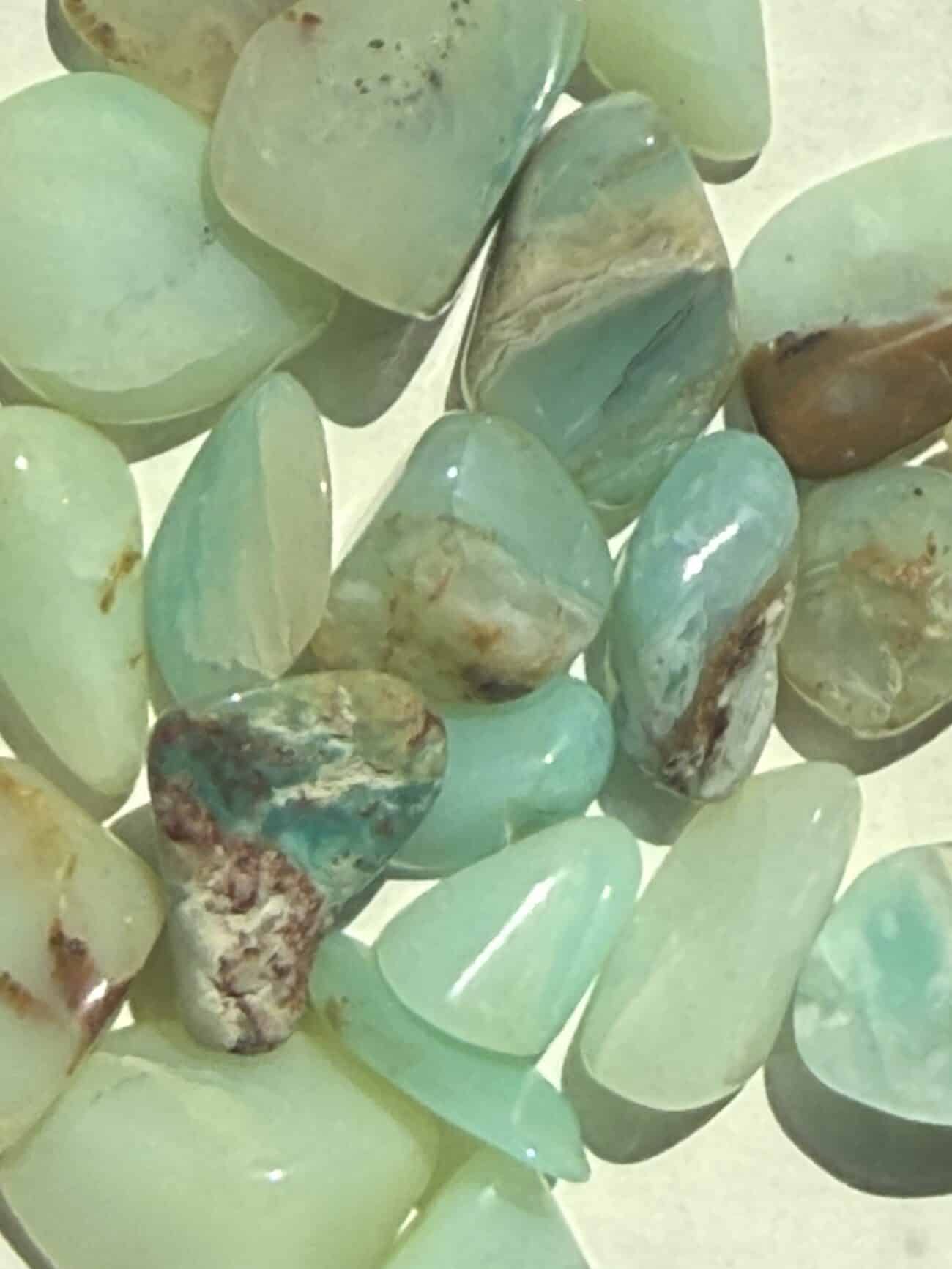 Blue Andean Opal Tumbled